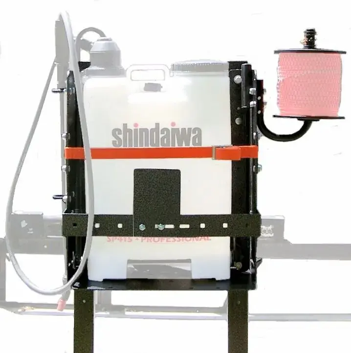 Trailer sprayer tank with bracket