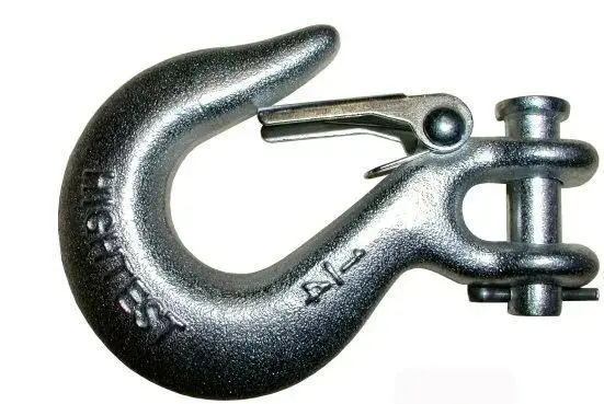Heavy duty trailer tow hook