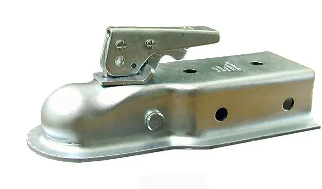 Metal trailer coupler hitch part